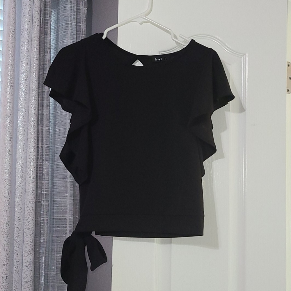 Love J Black Blouse